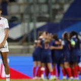 Soirée compliquée pour Sydney Schertenleib (à gauche) et la Suisse à Nancy.